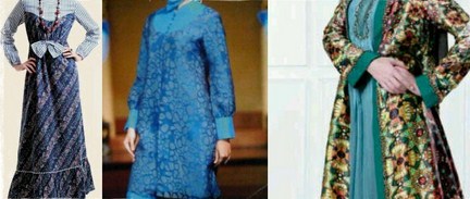 Contoh Desain Baju Muslim Wanita Masa Kini Oke 3 - Busana Batik Keren Terbaru