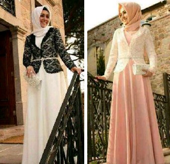 Contoh Model Desain Baju Muslim Brokat Terbaru 2015 3 - Busana Muslim ...