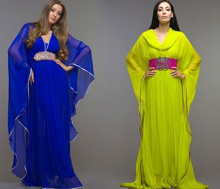 Contoh Trend Model Baju Muslim Kaftan Terbaru 2015 3 - Kaftan Simpel dan Elegan