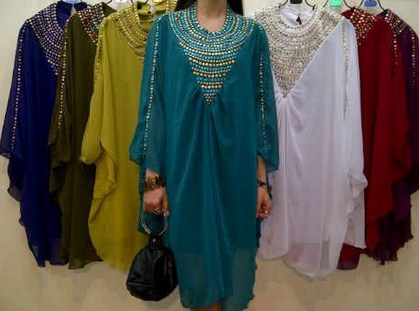 Contoh Trend Model Baju Muslim Kaftan Terbaru 2015 7 - Kaftan Baju Busana Atasan