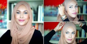 Kumpulan Tutorial Hijab Segi Empat Terbaru 2014 8