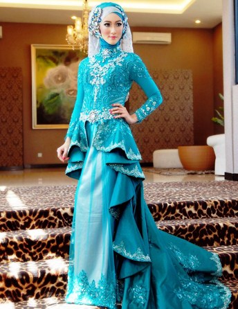 Contoh Baju Muslim Model Kebaya Modern Terbaik 9 - Kebaya Modern Tumpuk
