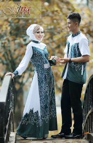 10 Contoh Model  Baju  Muslim  Couple  Populer 2021