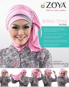 Kumpulan Cara Memakai Hijab Zoya untuk Tampil Stylish! 4 - Bergo Style